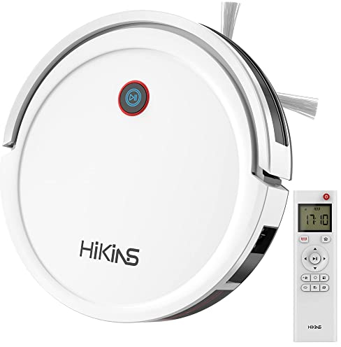 Robot Vacuum Cleaner, 2900Pa Powerful Suction Robot Vacuum for Pet Hair, 150 Min Runtime, Self-Charging Robotic Vacuums, Remote Control, Perfect for Hard Floors & Low Carpets