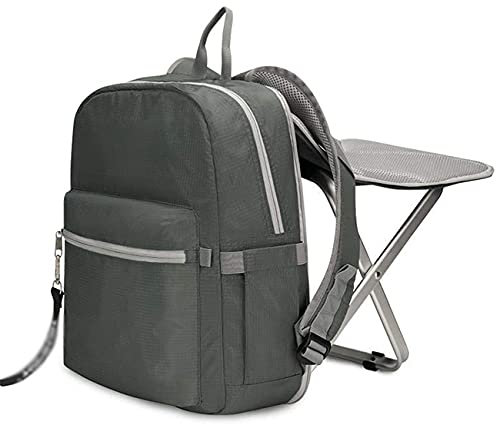 Klappbarer Campingstuhl für den Garten, stabiler Sitzsack zum Wandern, tragbarer Stuhl, Hocker, Rucksack, Picknick-Reisetasche, wasserdichte Outdoor-Tasche, zum Angeln, Strand, Wohnwagenausflüge