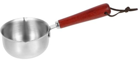 OKUMEYR 1pièce Mini Casserole Acier Avec Poignée Petit Pot à Lait Sauce Pour Chauffage à Induction Et Utilisations