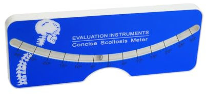 Strumento di misurazione per la valutazione medica 0-30° per scoliosi della schiena e della colonna vertebrale strumenti di diagnosi scoliometro per adulti e bambini