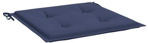 vidaXL Palettenkissen 6 STK., rutschfest Sitzkissen mit Schaumstofffasern, Stuhlkissen für Gartenmöbel Terrassenmöbel, Sitzpolster, Marineblau Oxford-Gewebe