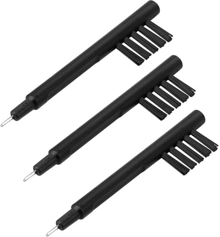 3st Reinigungsbürste für Hörgeräte, Reinigungswerkzeuge für Hörgeräte Hörverstärkerbürsten mit Wachsschlaufe und Magnet Hörgeräte Reiniger für Hörgeräteträger