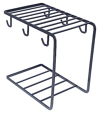 DRESSOOS Becher Aufbewahrungsregal Aus Eisen Tassenregal Zum Abtropfen Abtropfregal Für Haushalt Tassenorganizer Mit Umgedrehtem Design Für Küche Und Wohnzimmer
