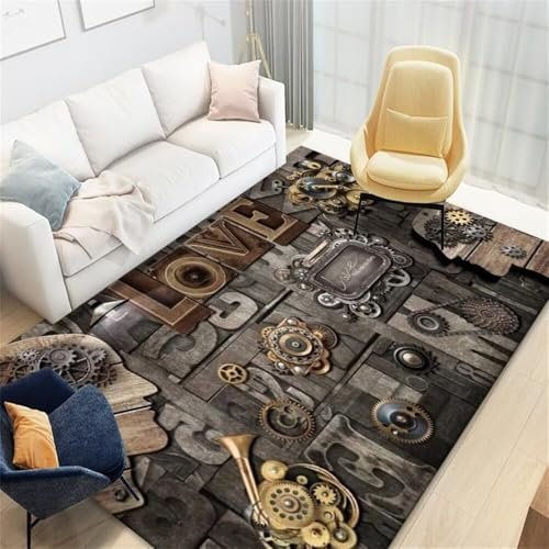 RUGMRZ Wohnzimmercouch Wohnzimmer Sofa Schlafzimmer Flur Innendekoration rutschfest Und Schmutzabweisend Bodenteppich Mehrfarbig Kuche Teppich Modern Teppich Auslegware Wohnzimmercouch Happy Decor Ki