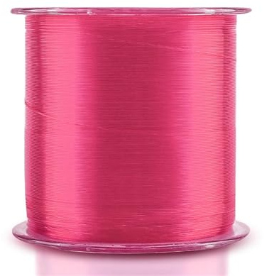 LPHFDCS Geflochtene Angelschnur 500M Angelschnur 0,1 MM-0,47 MM 2LB-35LB Monofiles Nylonmaterial aus der Angelschnur for Karpfen Angelschnur Geflochten(Pink 500M,4.0)