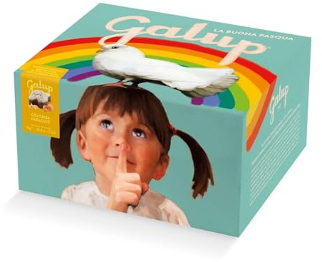 Galup Colomba Pasquale Paradiso Gran Galup 750g – Senza Canditi né Uvetta, Soffice e Profumata