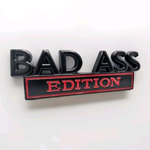 3D Bad Ass Edition Auto Aufkleber Metall Logo Emblem Sticker KFZ