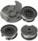 JAMHER 3PCS Strimmer Spool Replacement F016800569 F016800385 Φ1.65mm 4.9m with 1PCS Spool Cover, Nylon Spools for Bosch EasyGrassCut 18 23 26 Art 23 SL 26 SL Grass Trimmer(3 Spool, 1 Cover)