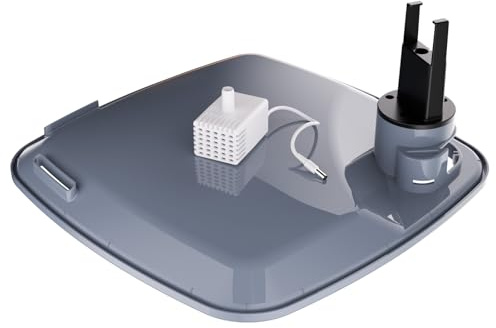 Kittyspout Fontana per cani copertura senza fili + pompa dell'acqua