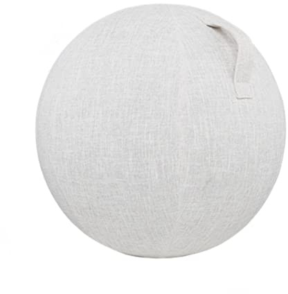 Pilates Yoga Ball Stuhl - Lindert Rückenschmerzen & Verbesserung der Körperhaltung für Home Office Schreibtisch - Schwangerschaft Geburt Ball Sitz mit Stoffbezug