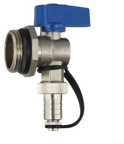 Vanne de vidange, vanne d'égout de collecteur de chauffage au sol entièrement en cuivre, robinet de vidange de radiateur épais à haut débit