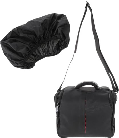 Gatuida Sacoche Étui pour Appareil Photo Reflex DSLR Rembourrée Étanche Polyester Housse Anti-Pluie Bandoulière Réglable pour Accessoires Photographie Portable