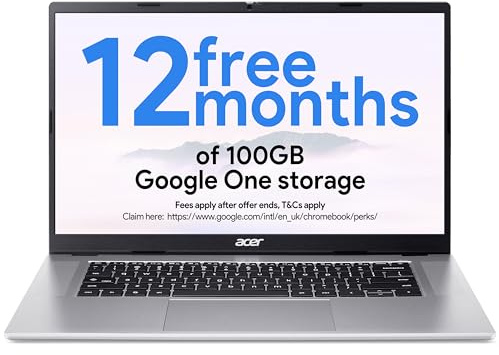 Acer Chromebook 315 CB315-8H Traditional Laptop - MediaTek Kompanio 540, 8 GB, eMMC 128GB, Integrated Graphics, 15.6 Full HD Display, Chrome OS, Silver