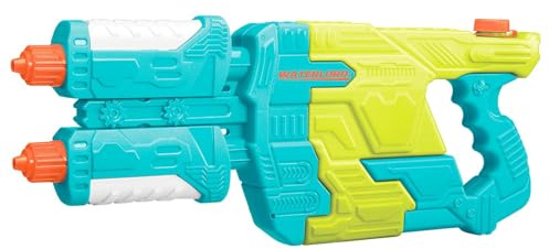 BuzzBee Water Warriors Waterlord - Wasser-Blaster mit Doppellauf & 1,68 Liter Fassungsvermögen