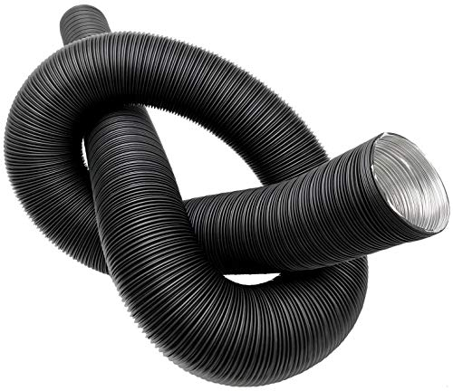 Intelmann Alu Flexrohr schwarz lackiert, Ø 100mm, Länge 2,5m (80 100 125 150) (Aluminium, 100 mm)