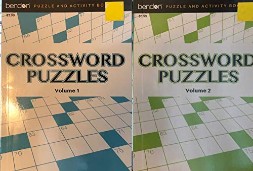 Crossword Puzzles VOLUMES Vary by BENDON Digest Size