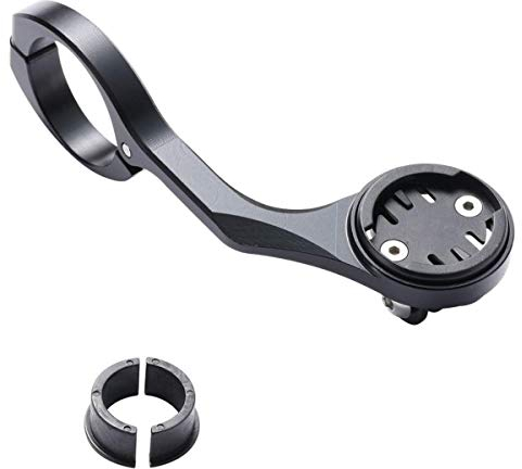 CNCLOL Fahrradcomputer Halterung für Garmin,Vorbauhalterung für Garmin Edge 200, 500, 510,530,540, 800, 810, 830,840,1000,1030,1040,1050 radcomputer Halterung （Schwarz/Rot）