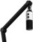 NZXT Boom Arm - AP-BOOMA-B1 - Boom Arm per lo streaming del microfono - Conserva discretamente i cavi USB e XLR - Morbido e silenzioso - Cover per canali via cavo - Nero