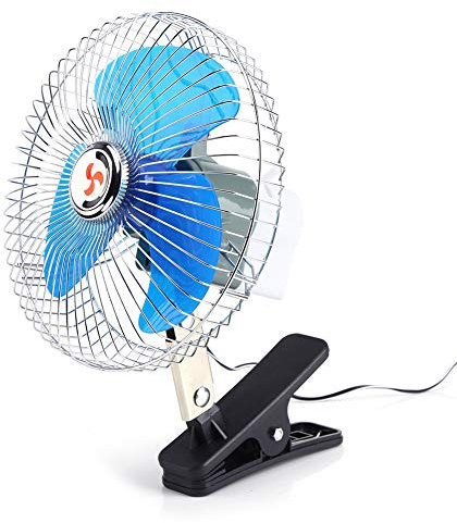 YUMILI Ventilator Oszillierend, Tragbarer Mini Ventilator Mit Clip Und Leiser Tischventilator Mit 180 Grad Drehbarer Persönlicher Ventilator Für Büro Und Schlafzimme, Ideal Als Tischventilator