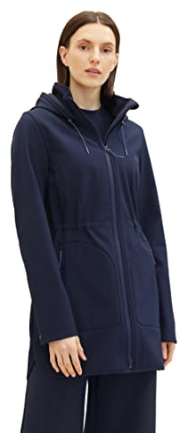 TOM TAILOR Damen Softshell Mantel mit Kapuze
