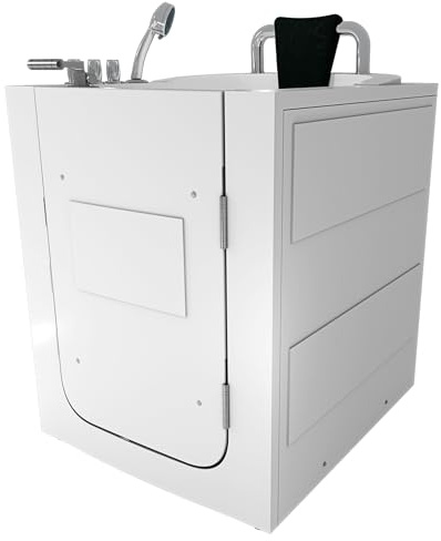 AcquaVapore Senioren Wanne Sitzbadewanne Sitzwanne Badewanne mit Tür Pool S10-TH