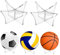 UKOFEW Support Balle en Acrylique 2 Pièces Support Présentoir Balle，Support Ballon Rugby pour Football Volleyball Rugby Ball Maison