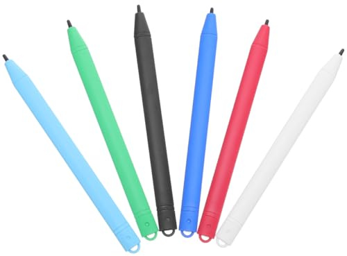 OSALADI 6 Pcs Lcd Paint Pen Lanyard for Keys Pencils for Kids Stylus Pen for Lcd Writing Tablet Suit for Kids Magnetic Writing Board for Drawing Toys Baby Graffiti Plastic Hugh