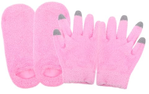 minkissy Guanti Idratanti Donna Rosa, Design Touch Screen, Traspiranti e Delicati sulla Pelle per Uso Quotidiano e All'aperto