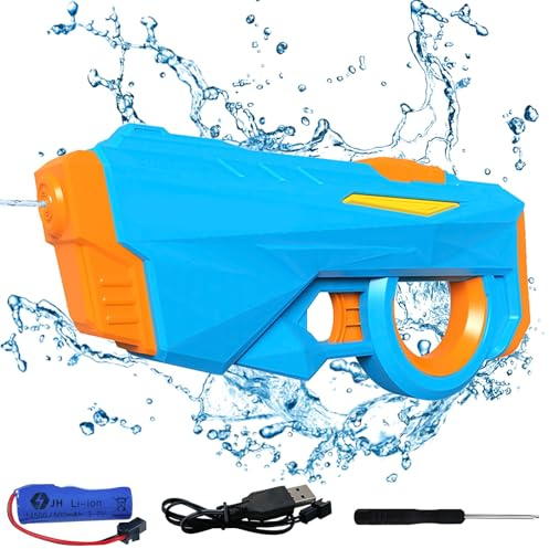 Morofme Electric Water Gun for Adult, Long Distance Water Gun, Automatic Water Pistol Powerful Squirt Guns High Capacity Water Pistol Water Blaster Summer Pool Beach Water Fighting Play Water Toy