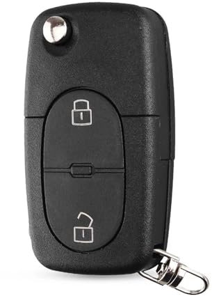 Auto Schlüssel Fall Abdeckung Für VW MK4 Golf B5 B6 Bora Passat Golf 4 5 6 CR1616,Auto Flip Schlüssel Fall Abdeckung Tasche Shell Schutz Zubehör