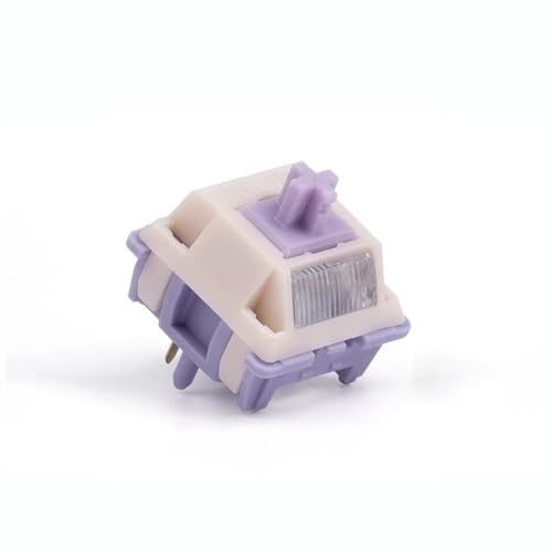 ExotiCore MMD Princess V4 Switch, Interruptor RGB Lineal/táctil Prelubricado para Teclado Mecánico Personalizado(Linear 45g,90PCS)