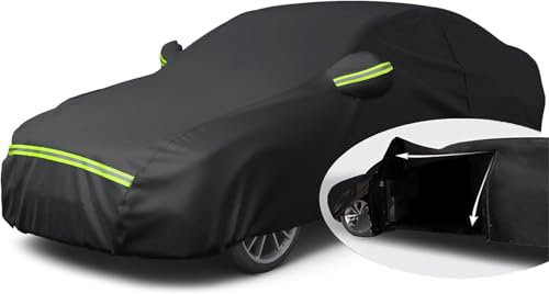 Car Cover Waterproof for mini Classic 1997-2000,Outdoor Full Car Cover All Weather with Door Zipper for Waterproof Windproof Sun Rain Snow Protection