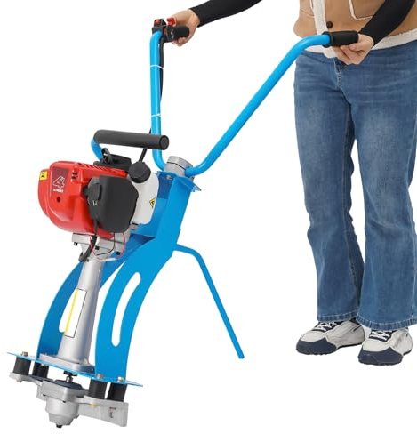 Vibrador de hormigón de gasolina de 4 tiempos, 35,8 cc, 900 W, vibrador de cemento ajustable, máquina de vibración para hormigón húmedo, compactador de hormigón con depósito de aceite de 0,65 L para