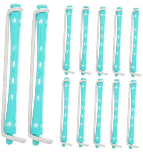 Beatifufu 24 Pezzi Rulli Per Permanente in Plastica Rulli Grandi e Caldi Per Arricciare Le Onde Kit Per Permanente Arricciata Portatile