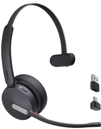 Yealink BH70 Wireless Headset with Microphone for Work PC,Teams Certified