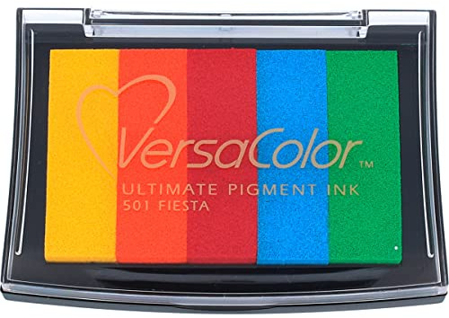 Tsukineko VersaColor Noel 3-farbiges Stempelkissen Fiesta Orange