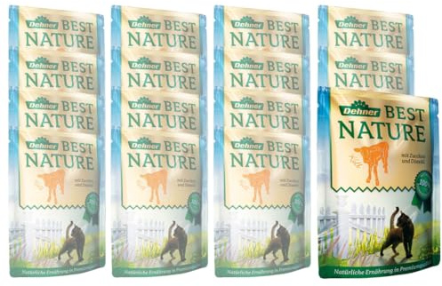Dehner Best Nature kattfoder vuxen, kalb, 16 x 85 g (1,36 kg)