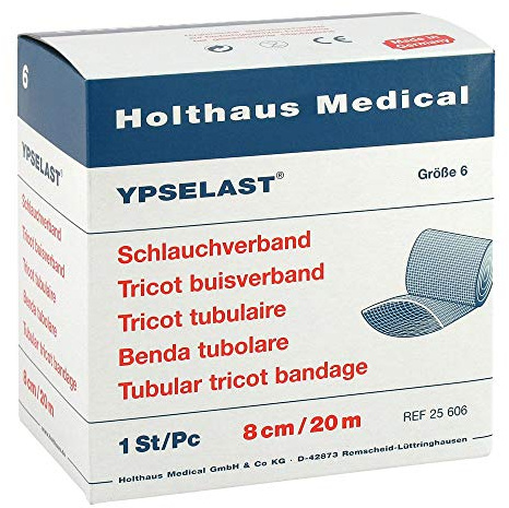 SCHLAUCHVERBAND YPSELAST Gr.6 20 m weiß 1 St
