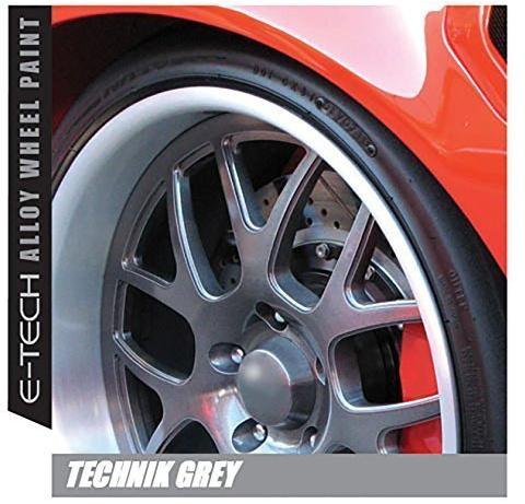E-TECH 2 X Anthracite Technik Grey Alloy Wheel Paint Chip Resistant Wheel Refurbishment 400ml Cans