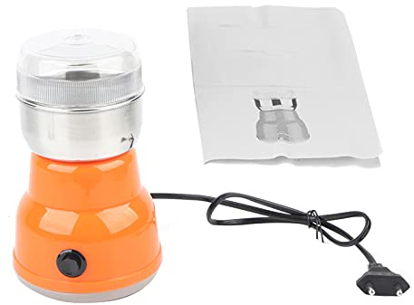Macinacaffè elettrico, smerigliatrice elettrica per chicchi di caffè Noci per uso domestico Grani Fagioli Erbe Spezie Macinazione 220V Spina UE