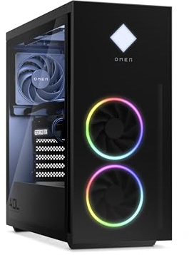 HP Omen Gaming PC | 40L | AMD Ryzen 7 7800X3D | 32GB DDR5 RAM | 2TB SSD | NVIDIA GeForce RTX 4070 (12GB) | Win11 | Flüssigkeitskühlung