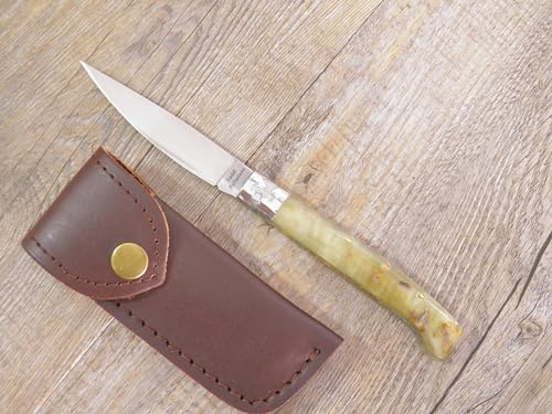 Generico COLTELLO 21 CM SARDEGNA SARDO Pattada MANICO CORNO MUFLONE PATTADESA lama 9,5cm art 10