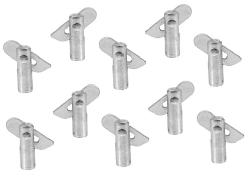 BAZEITFLOW 10pcs Scaffolding Locking Pins Zinc Coated for Safety Quick Setup Compatible Scaffolding Systems