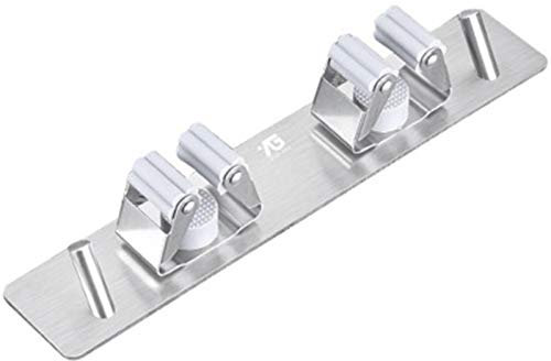 Soporte para Escoba y trapeador de Pared, Organizador de Escoba y trapeador de Pared, Organizador de Almacenamiento, Colgador