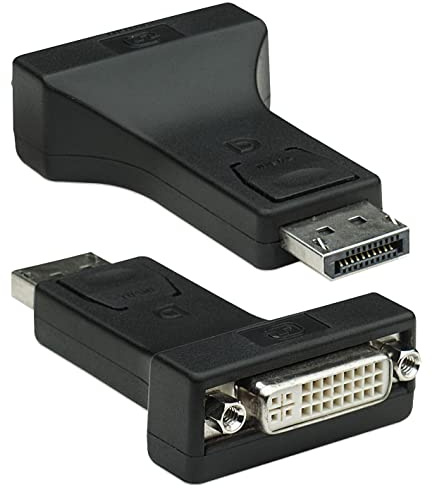 Techly 304154 Adattatore DisplayPort DP Maschio a DVI-I 24+5 Femmina Nero