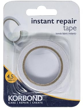 KORBOND Instant Bond Fabric Tape - NO IRONING REQUIRED - Emergency Fix Clothes Tape for Repair and Temporary Hems