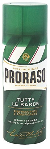 PRORASO - Schiuma da barba, 50 ml, Linea Verde