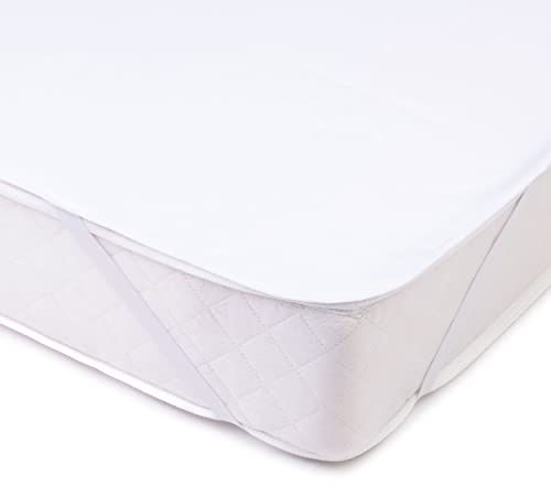 Amago - Matratzenschutzauflage, Vorders: 100 prozent Baumwolle, Rücks: PU Membrane, 180 x 200 cm - Weiß