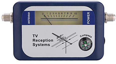 Socobeta 170-862 MHz TV-Signalfinder Antennensignalfinder -DVB-T-Signalstärkensucher HD-TV-Antennenfinder mit Hintergrundbeleuchtung