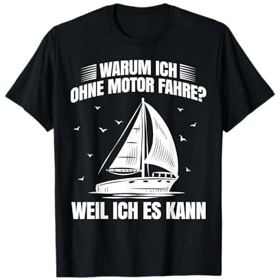 Segler Segelboot Anker Matrose Seemann Kapitän T-Shirt